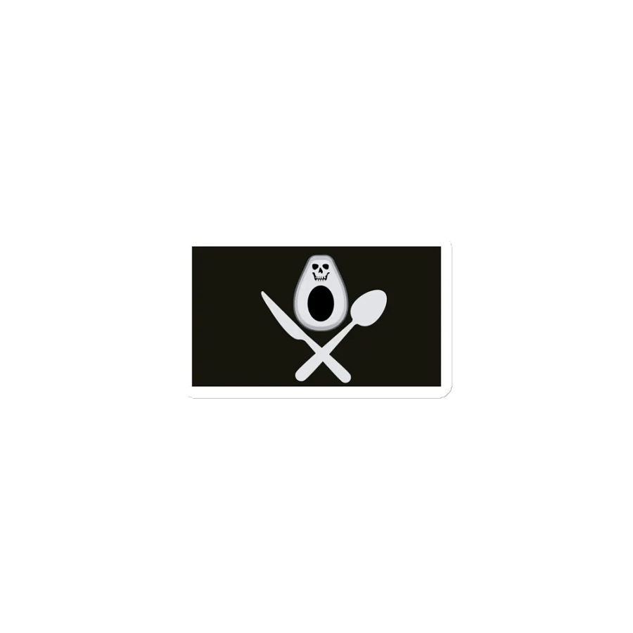 Pirate Avocado Magnet product image (1)