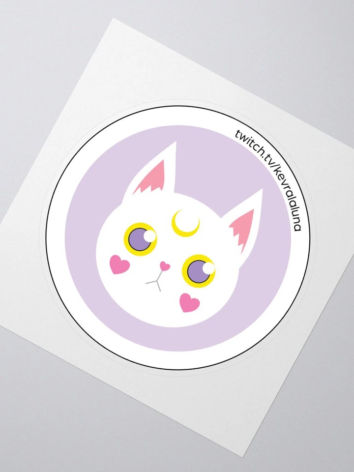 Whitecat Emote Sticker product image (4)