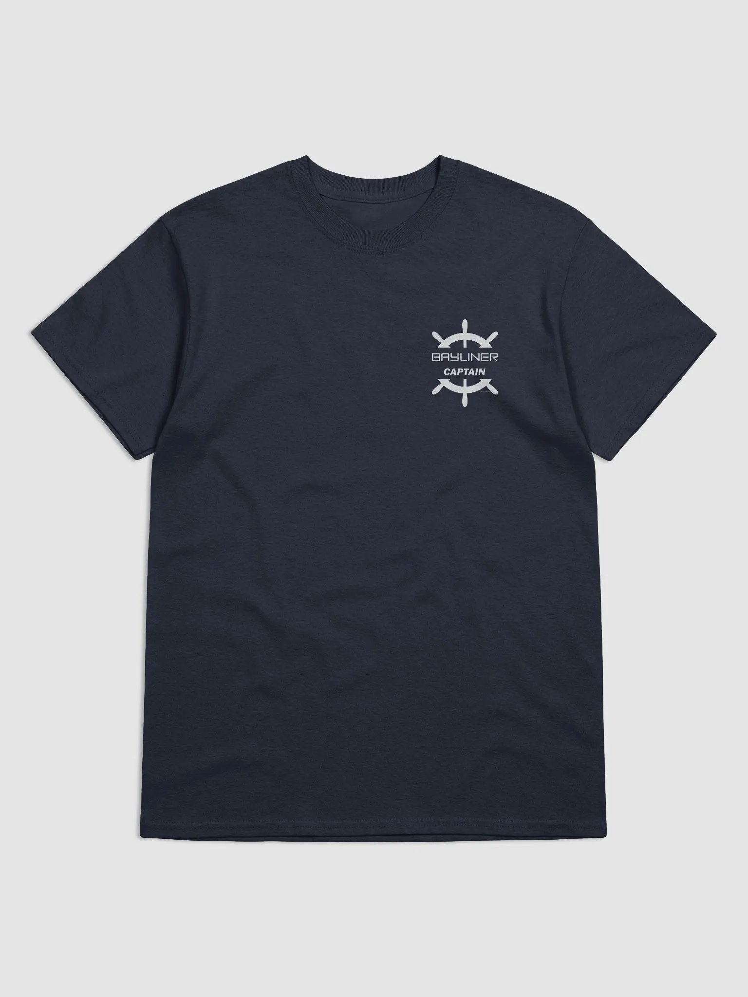 Bayliner Captain - T-Shirt - Dark Shirt w/White Logo product image (3)
