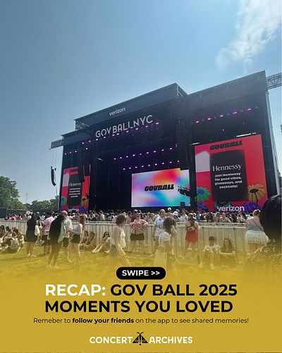 Gov Ball 2025 brought the heat (and the chaos) to Flushing Meadows this weekend 🎡🎤☀️

From surprise guest appearances to stac...