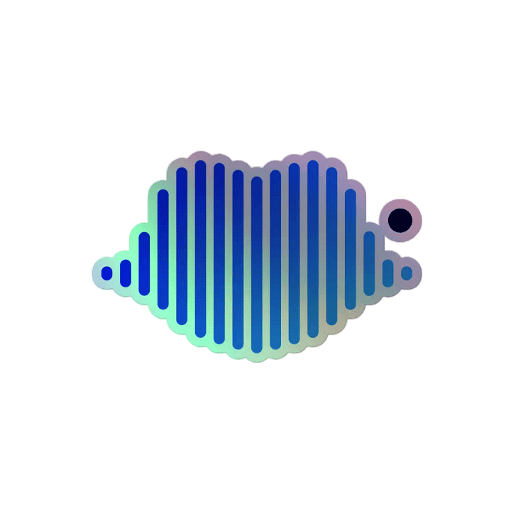 Under Covers Audio Holographic Sticker product image (2)