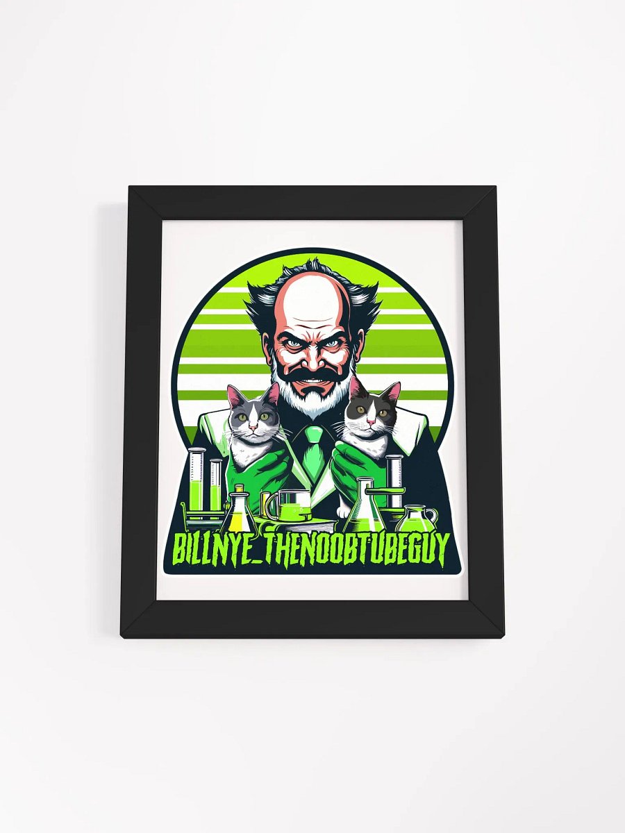 Bill Nye Cat Logo Framed Poster product image (8)