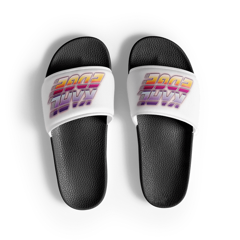 KARL RETRO WOMENS SLIDES!