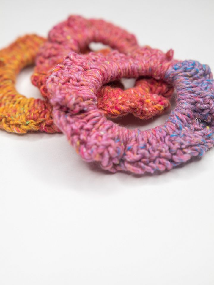 Crochet Hair Tie (Warm) product image (2)