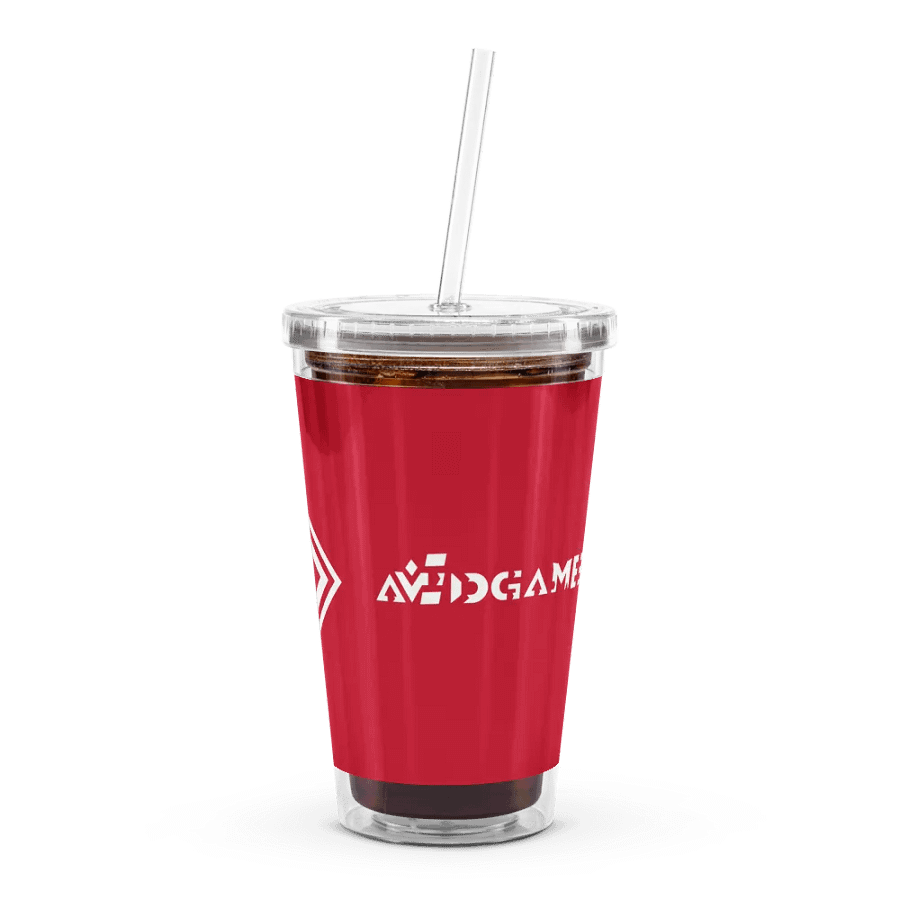 Gobelet en plastique transparent Rouge product image (3)