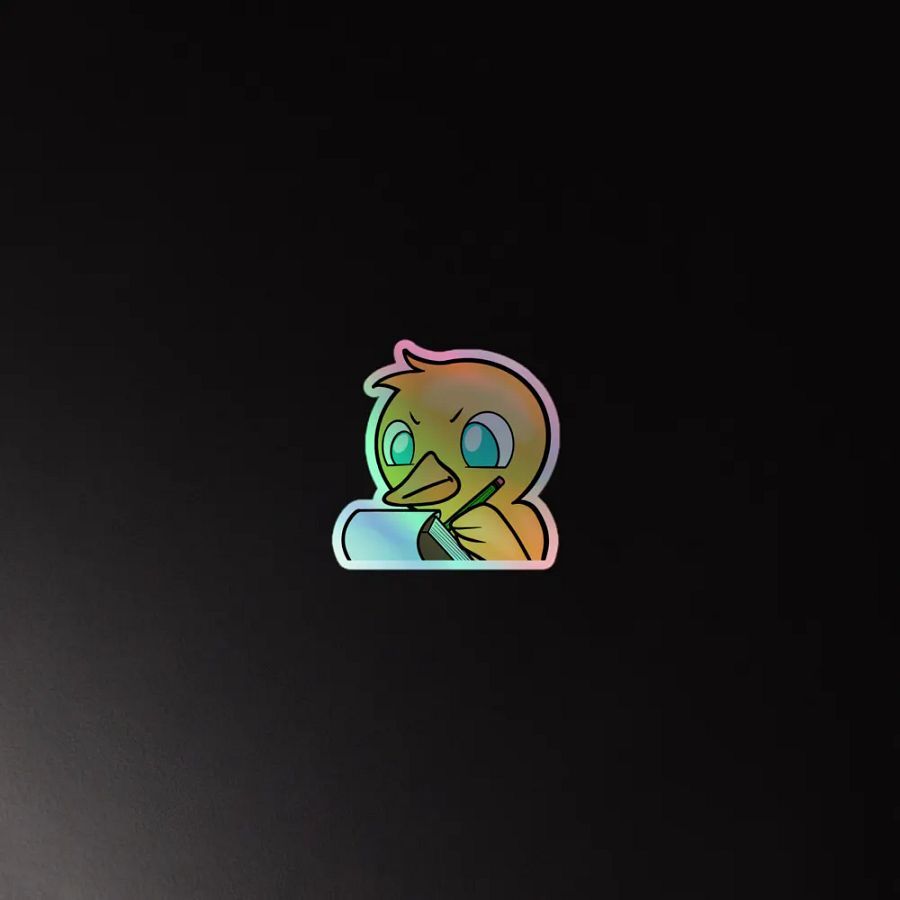 Notes Holo Sticker product image (2)