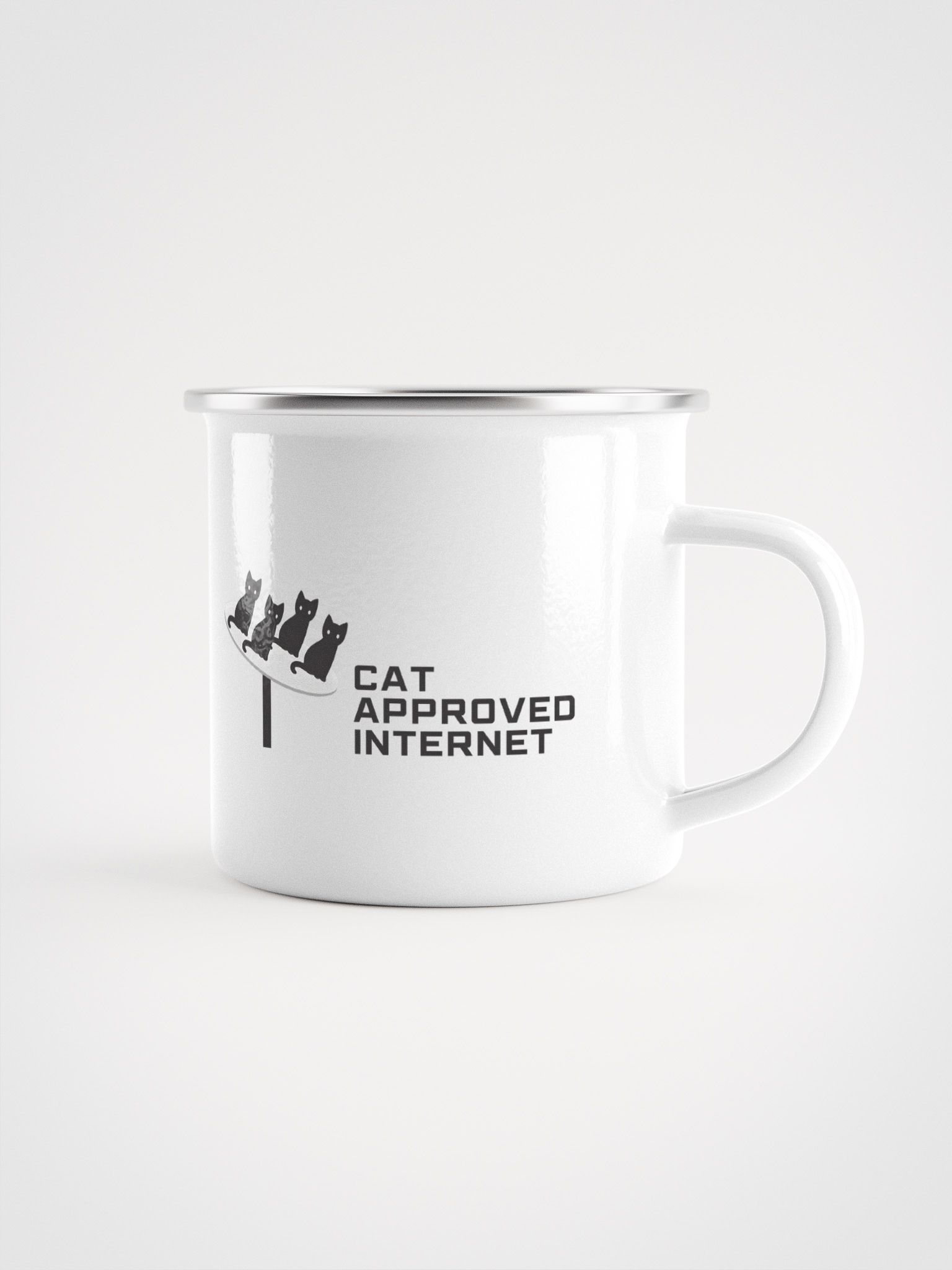 Cat Approved Internet Camping Mug product image (1)