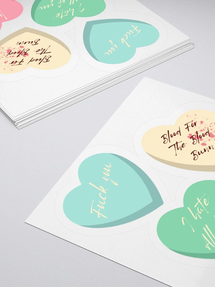 Rude Valentine stickers product image (7)