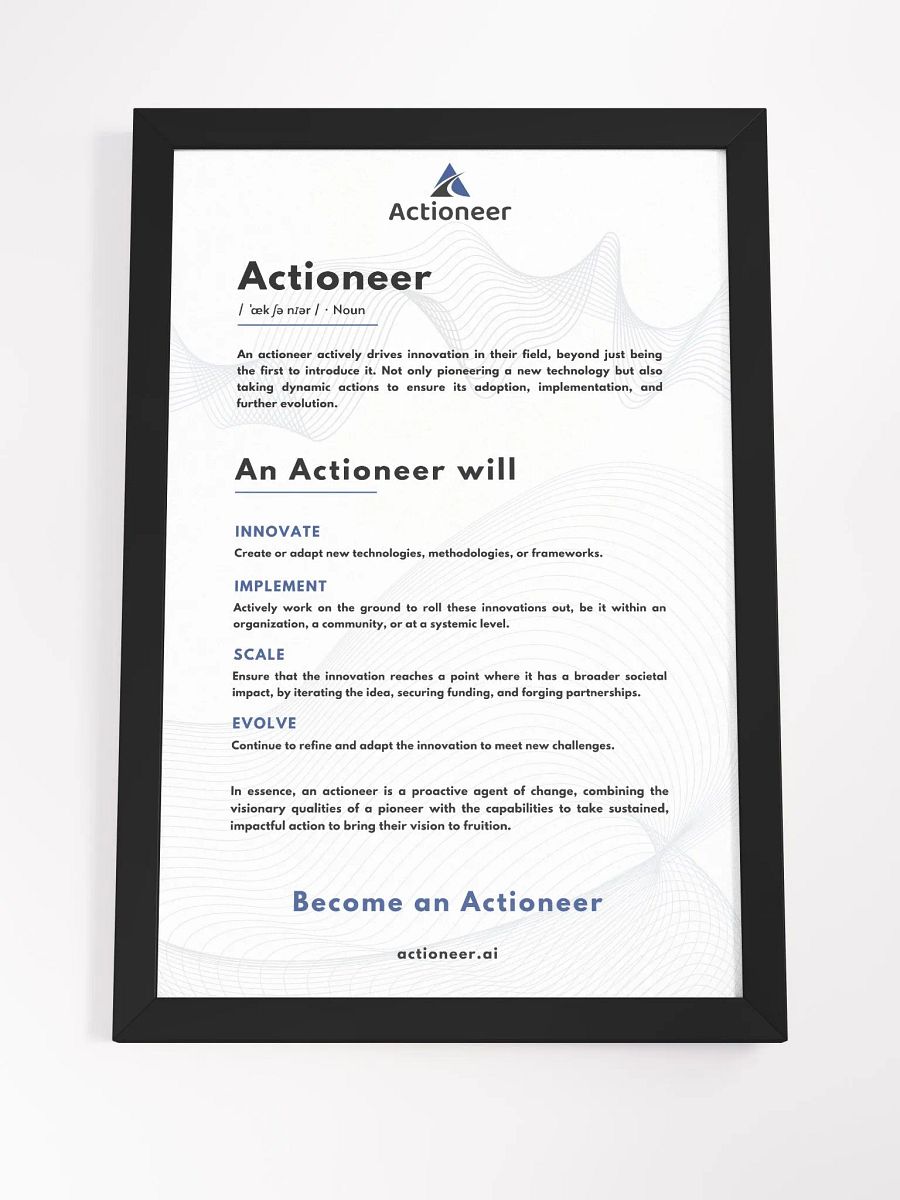 Actioneer Manifesto (White) product image (8)
