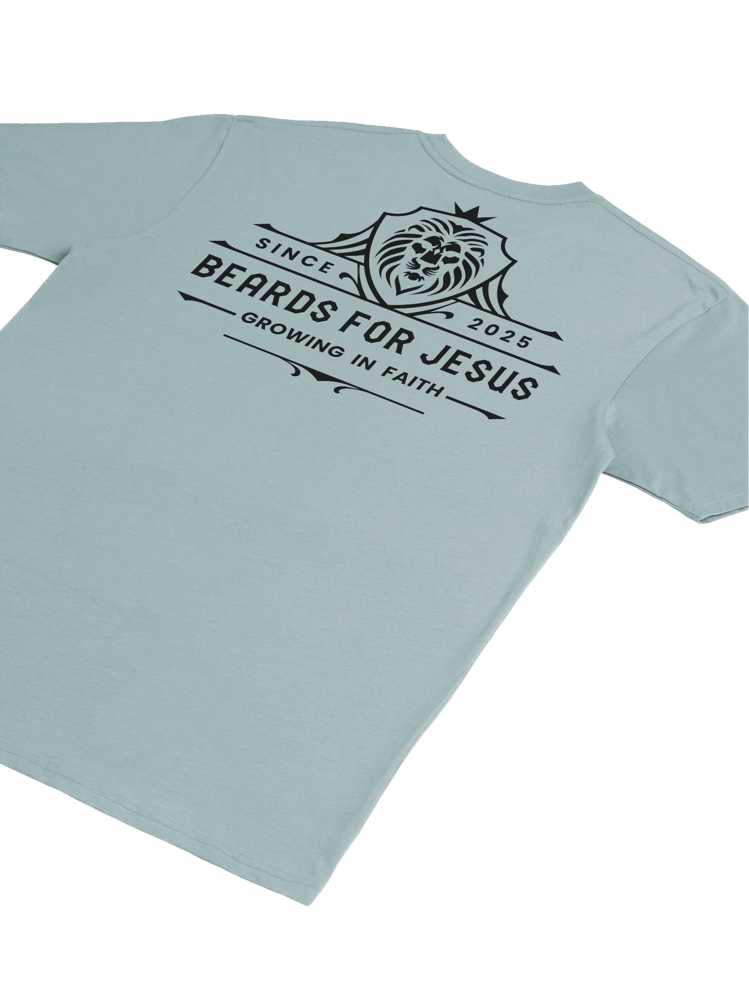 Beards For Jesus Logo Tee - Black Logo - Men's Heavyweight product image (17)