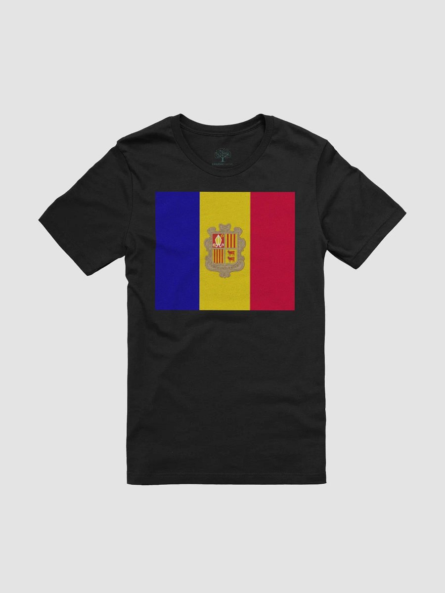 Exclusive Andorra Flag Unisex T-Shirt by Graphic Grove product image (3)