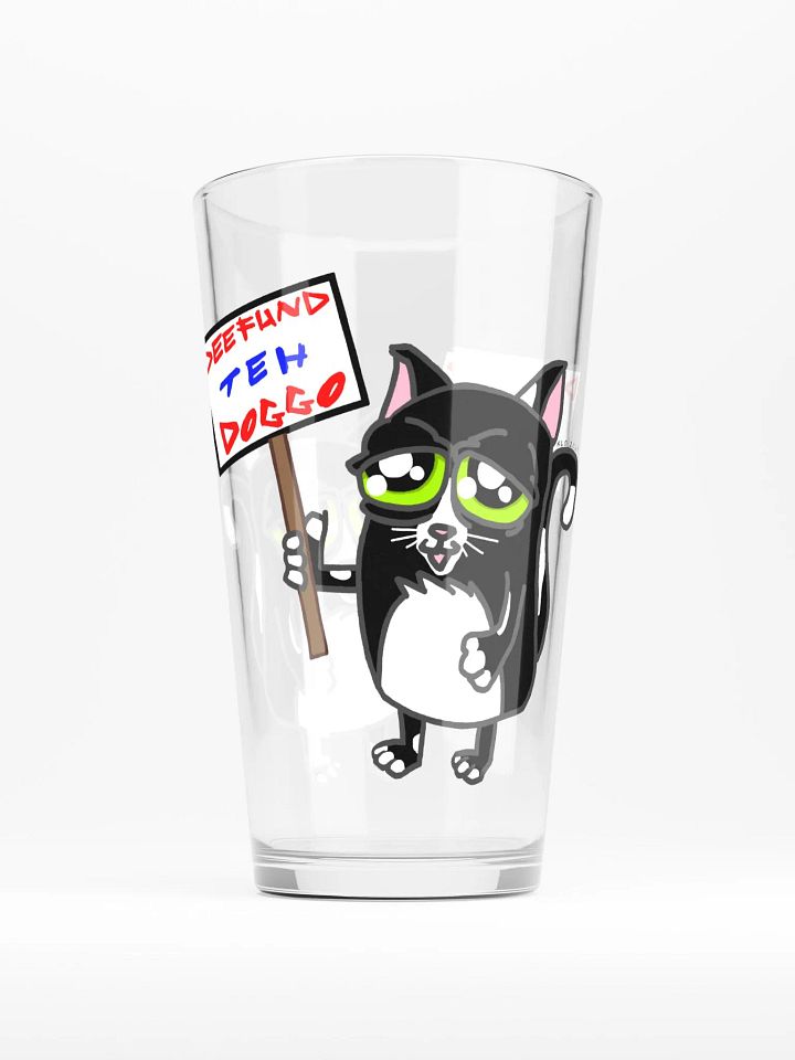 Tuxedo Protestor Pint Glass product image (1)