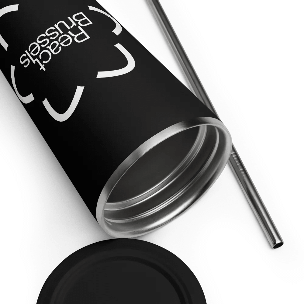 RB Insulated Tumbler with a Straw Black product image (12)