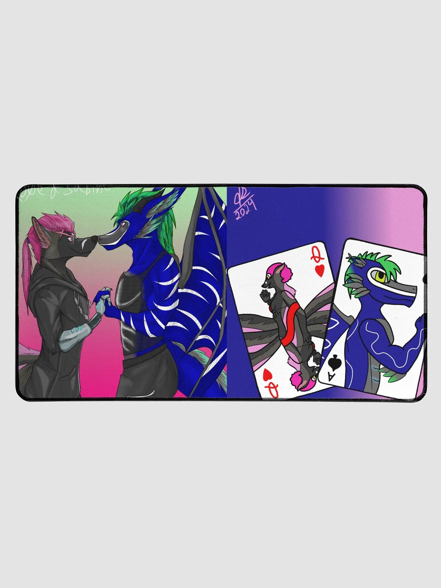 Sabine and Roxie desk pad product image (1)