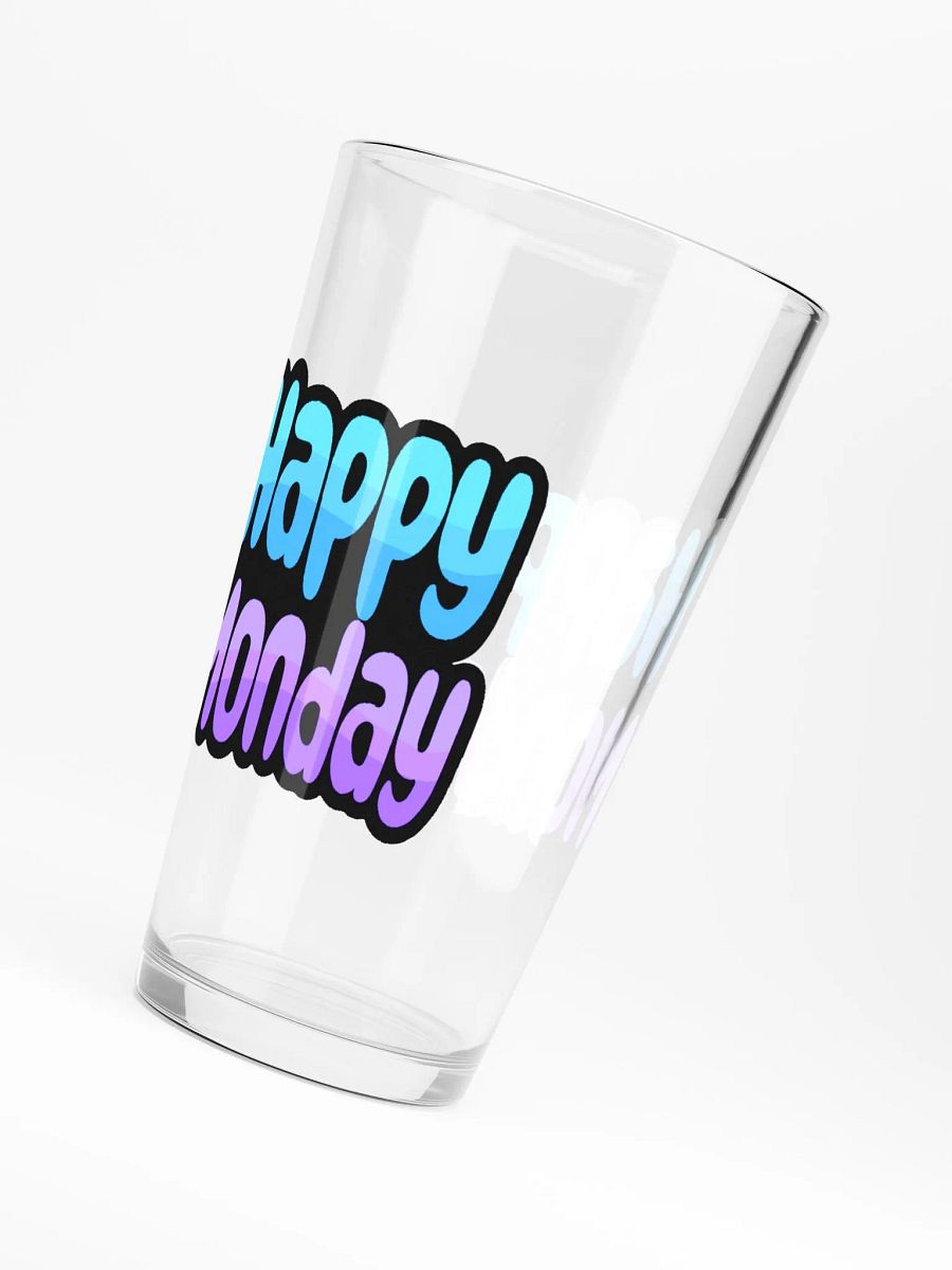 Happy Monday PINT GLASS product image (6)