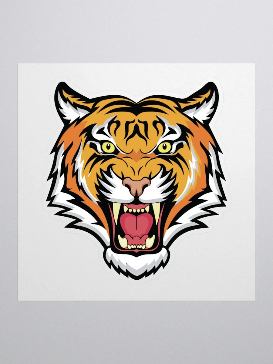 Fierce Tiger Kiss Cut Stickers product image (1)
