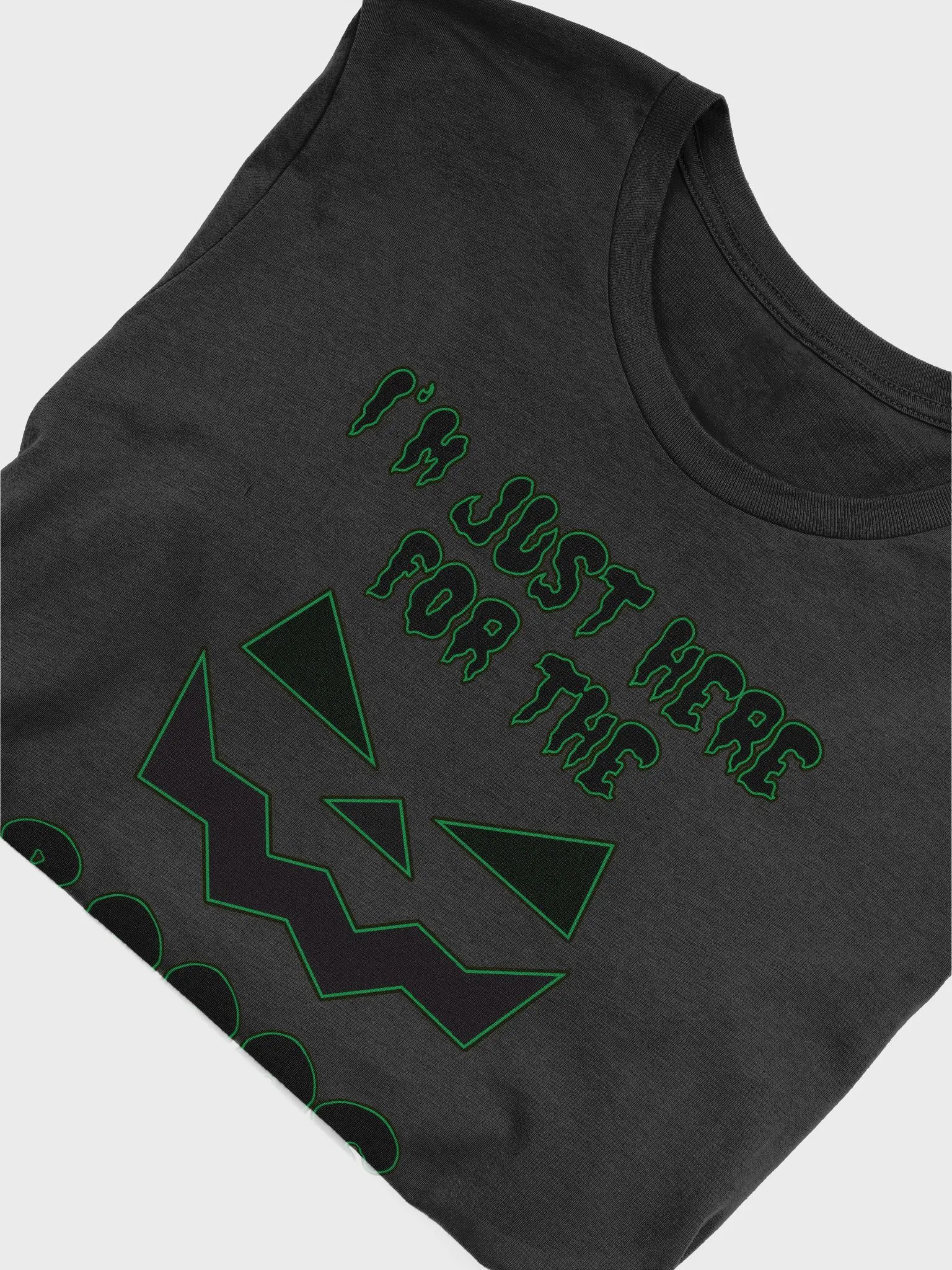I'm Just Here For The Booos Ghost Face Halloween T-Shirt | Fun & Festive Tee for Halloween Parties product image (14)