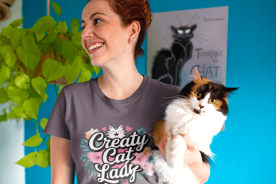 Creaty Cat Lady Tee product image (7)