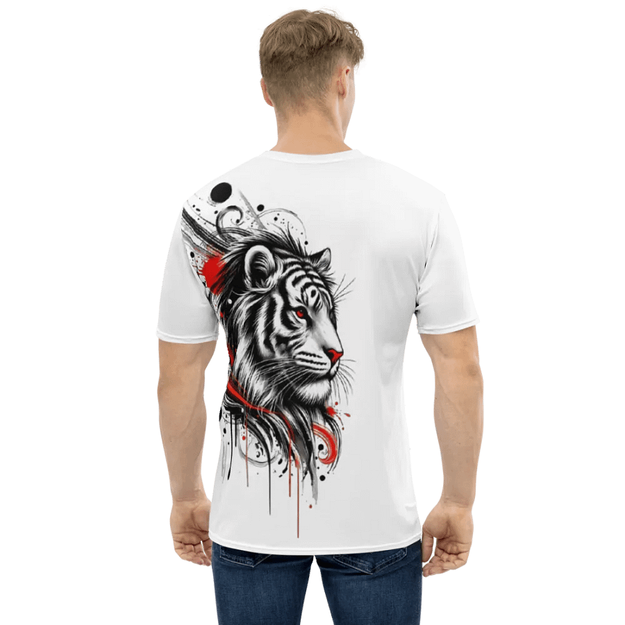 Dynamic Tiger Ink Drip T-Shirt product image (2)