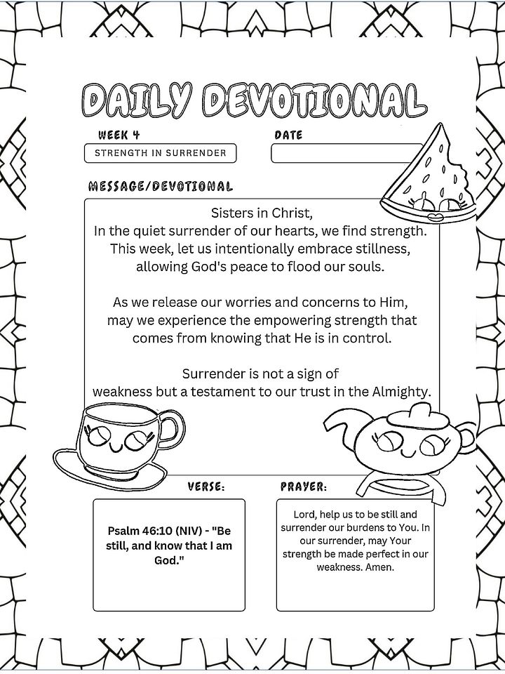 A Walk in Faith-52 Week Coloring Devotional product image (2)