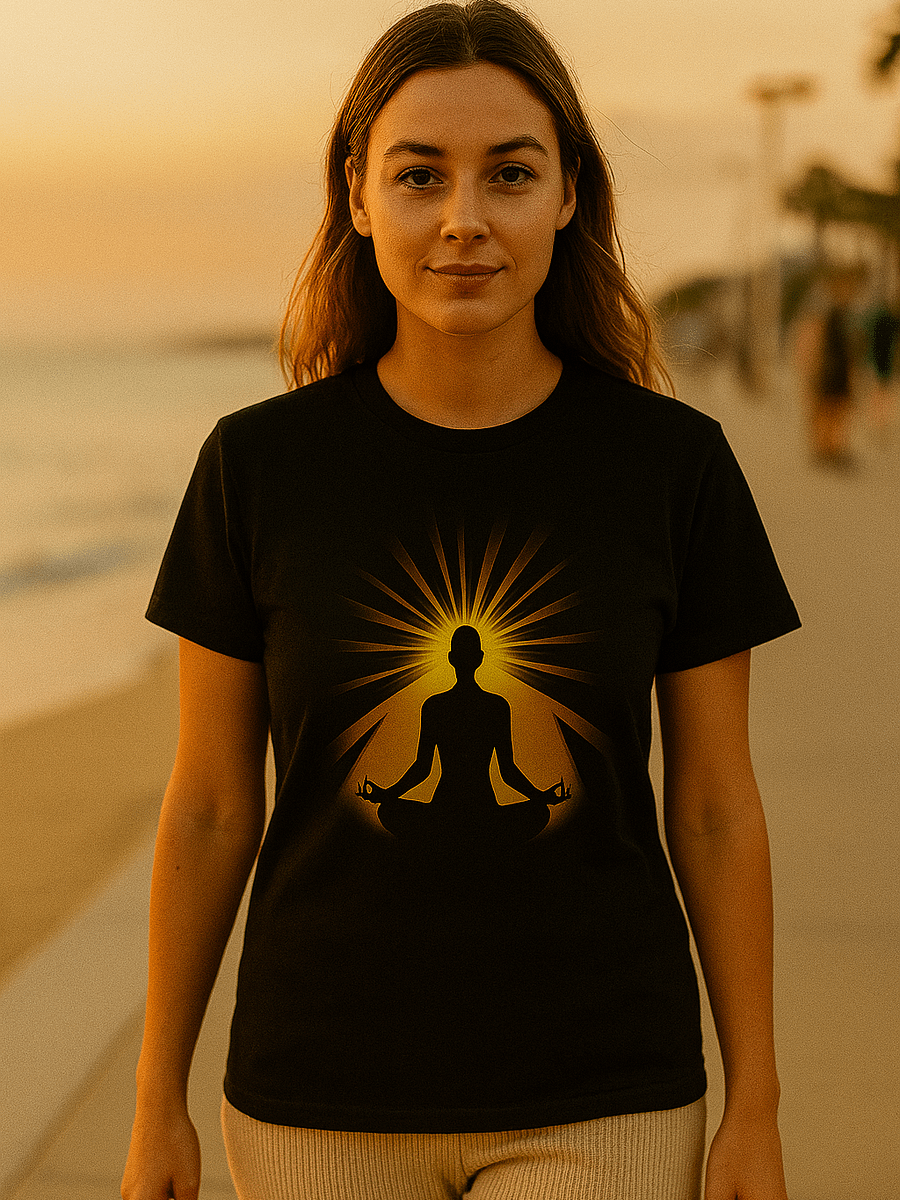 Sunrise Yoga Flow Bliss Tee – Radiate Morning Calm product image (1)