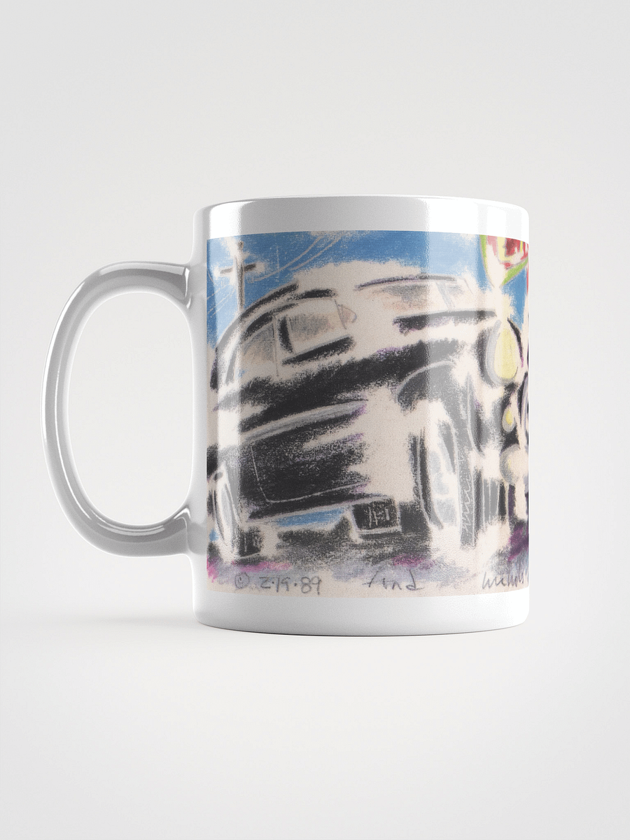 Car 1989 White Glossy Mug product image (6)