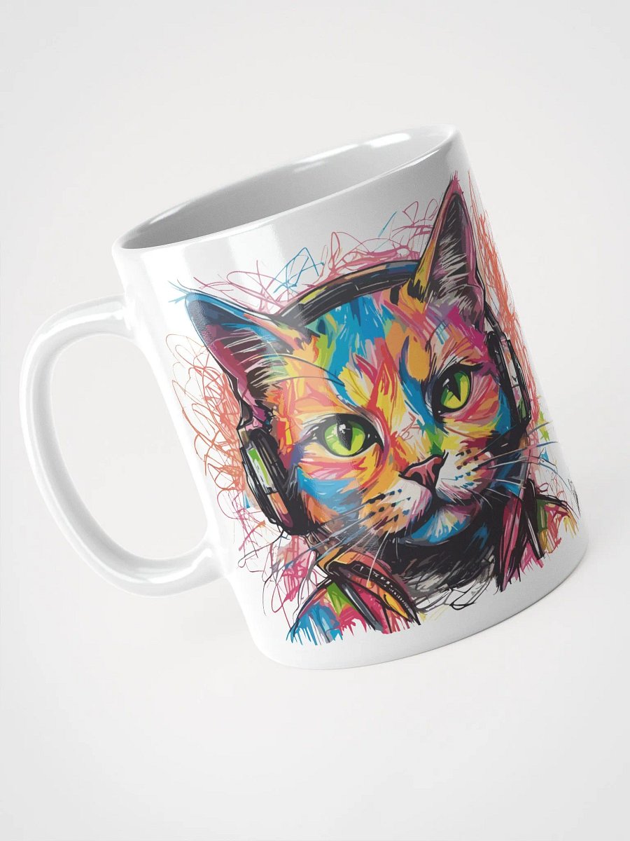 Graffiti Scribbles Cat 1 , Mug product image (5)