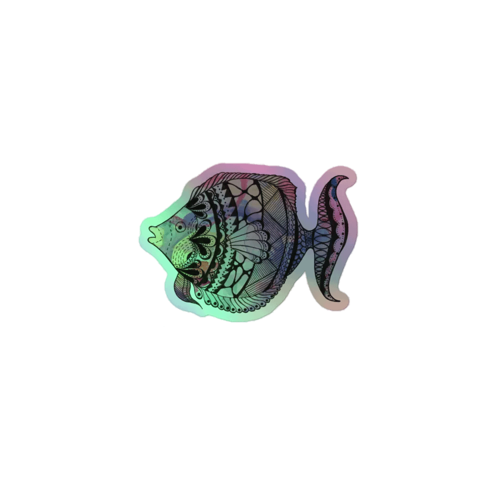 Holographic Fish Fantasy Sticker product image (1)
