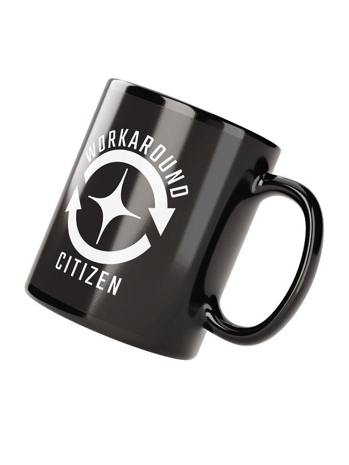 Workaround Citizen Black Glossy Coffee Mug product image (3)