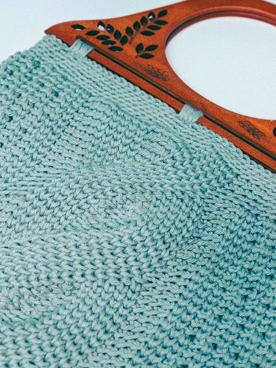 Swirls On The Water Crochet Bag product image (9)