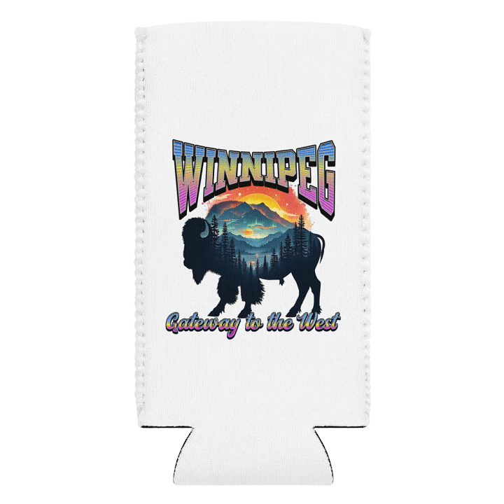 Winnipeg Gateway To The West Buffalo Can Cooler product image (2)