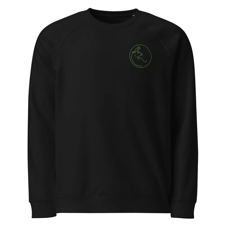 Organic Taurus Outline Raglan Sweatshirt product image (7)