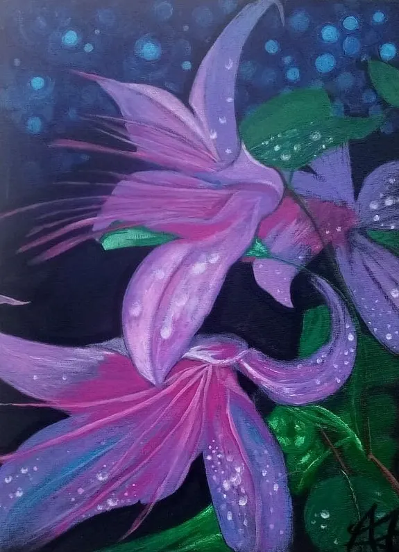 Night Flower by Arthur Taylor (Unframed Canvas) product image (1)