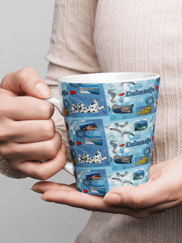 Sea design Dalmacija summer - (photoshop by Dina R.) - Latte Mug product image (4)