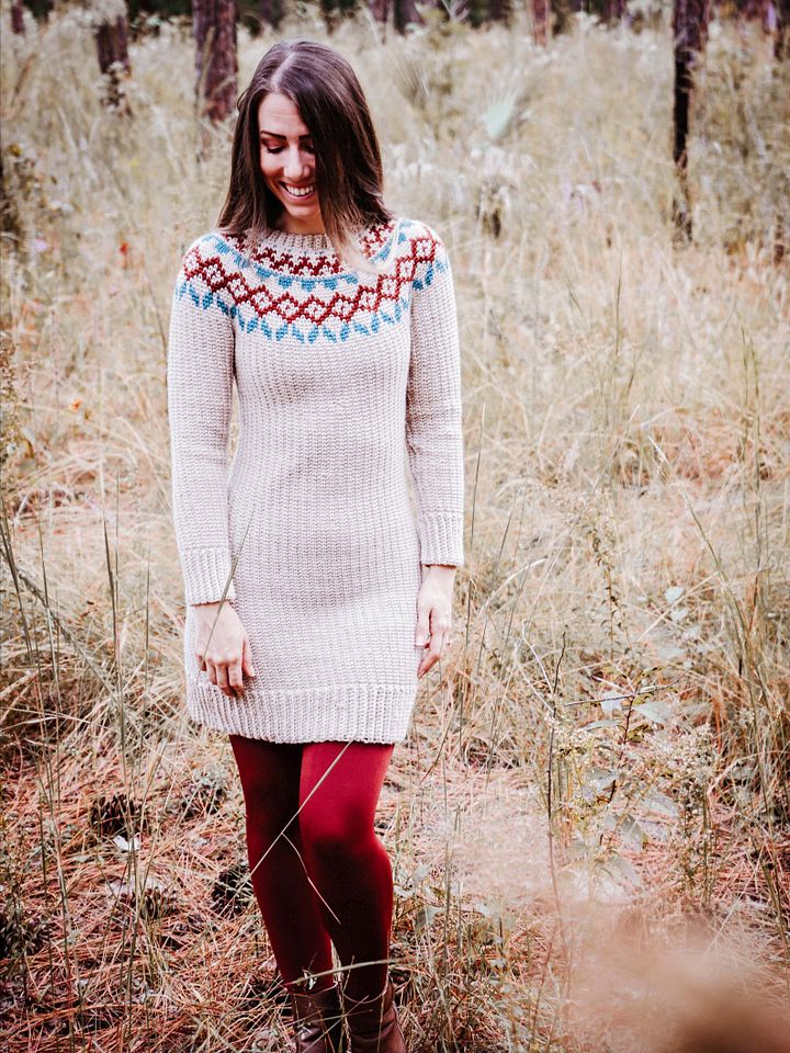 Arizona Crochet Sweater Dress (9 Sizes) product image (1)