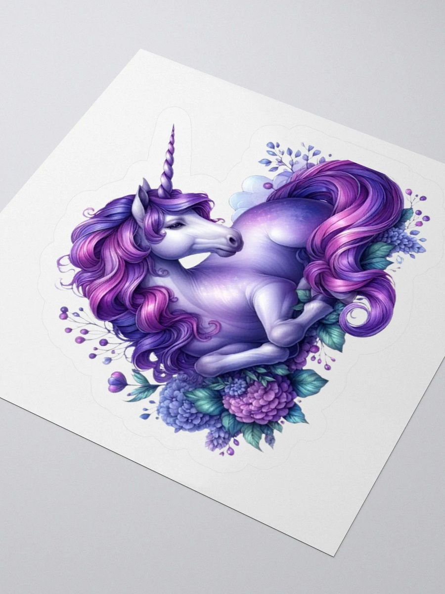 Enchanted Unicorn Kiss Cut Stickers product image (3)