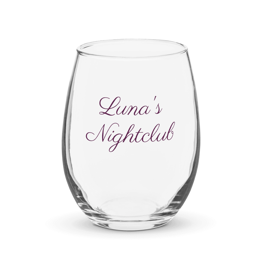 Luna's Nightclub - Stemless Wine Glass product image (1)
