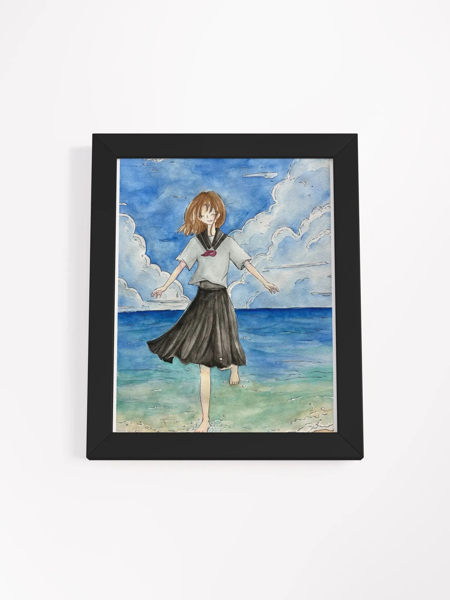 By the ocean Framed Matte Poster product image (1)