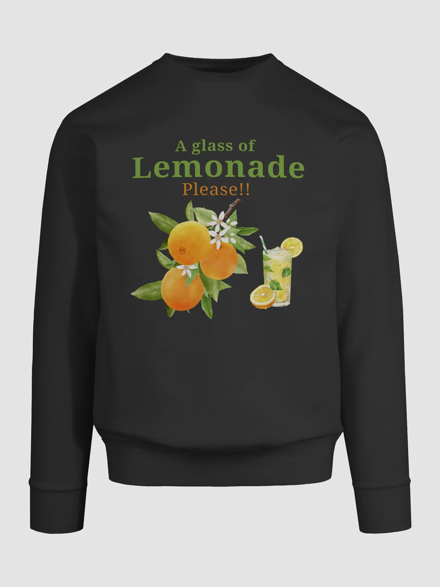 Citrus Splash Watercolor Sweatshirt product image (9)