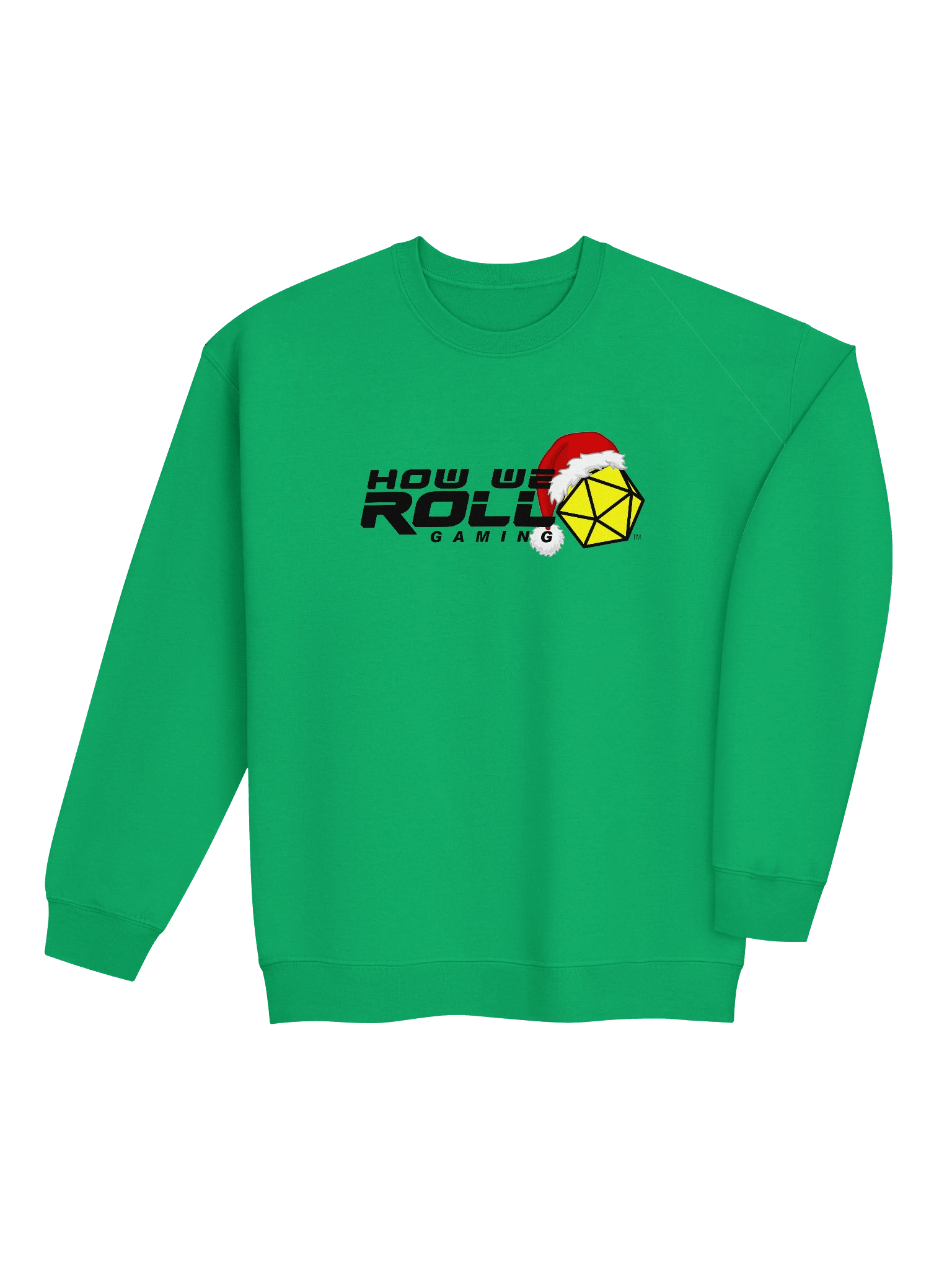 How We Roll Gaming Santa Hat Sweatshirt product image (4)