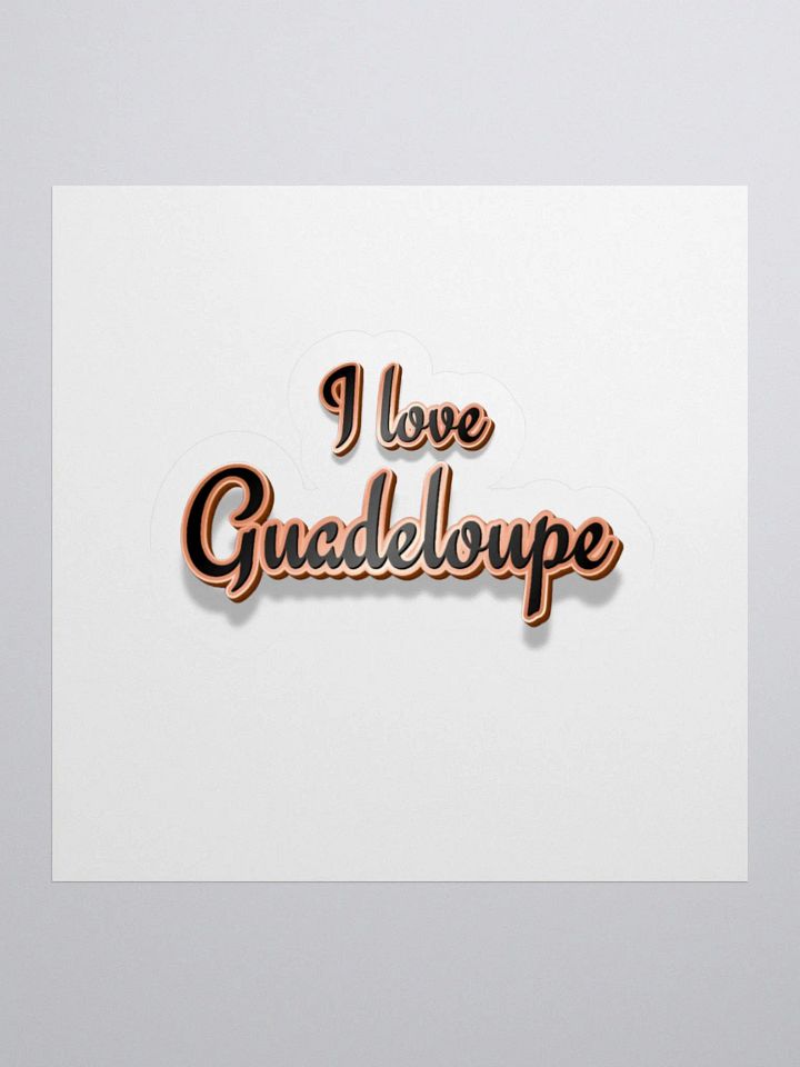 Guadeloupe Love Sticker Set product image (1)