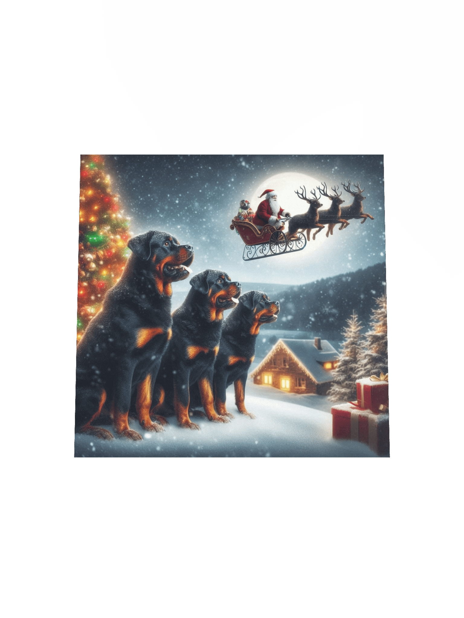 Winter Wonderland Rottweiler Poster product image (19)