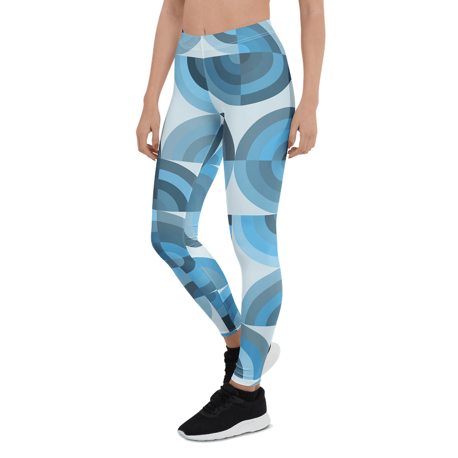 Ethereal Blue Circle All-Over Leggings product image (3)