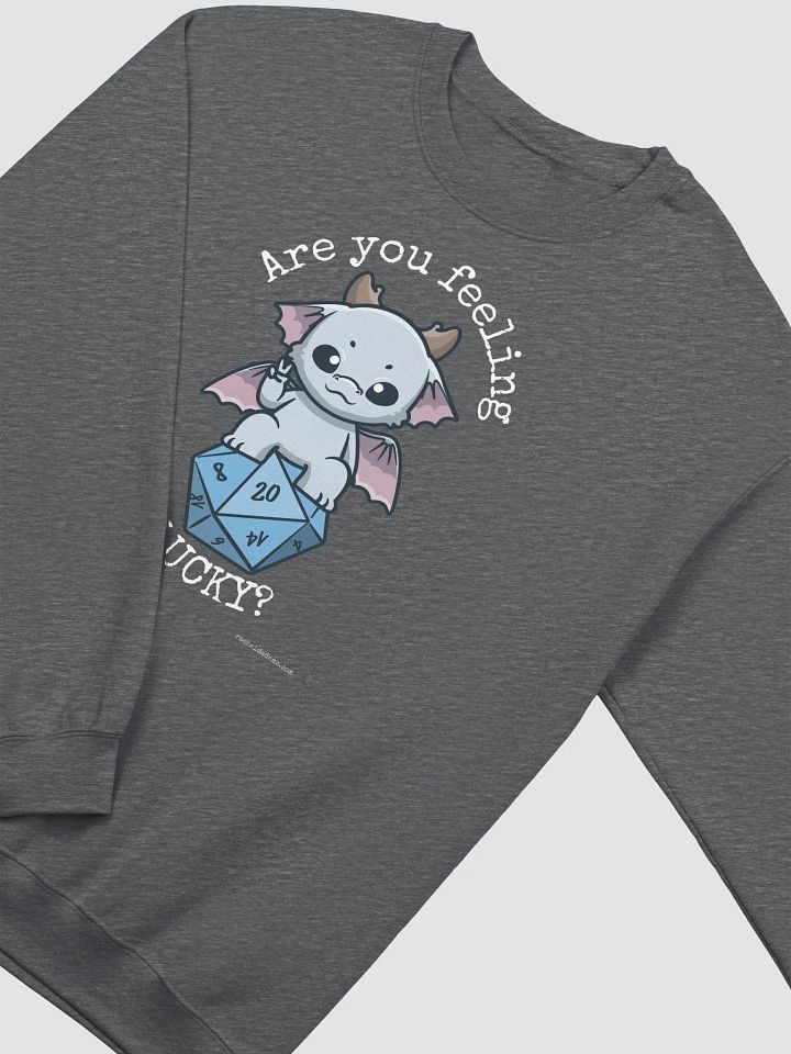 Lucky Lil'Dragon Sweatshirt (Heather Gray) product image (2)