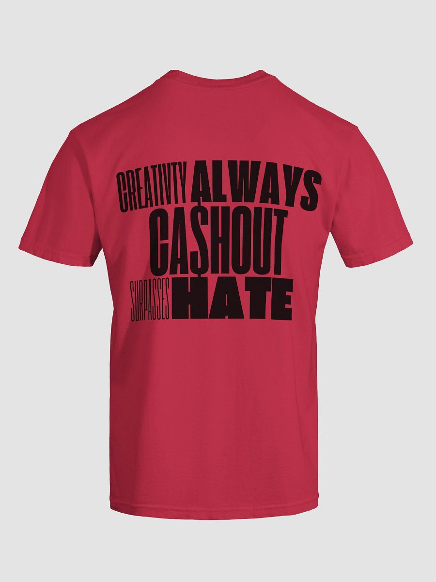 CASHOUT Signature T -Shirt (Black Letters) product image (6)