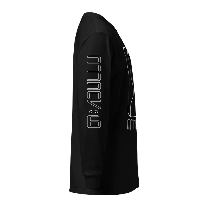 ATTACKNINE "Visitor" - Black Unisex Relaxed Fit Long Sleeve Shirt product image (2)