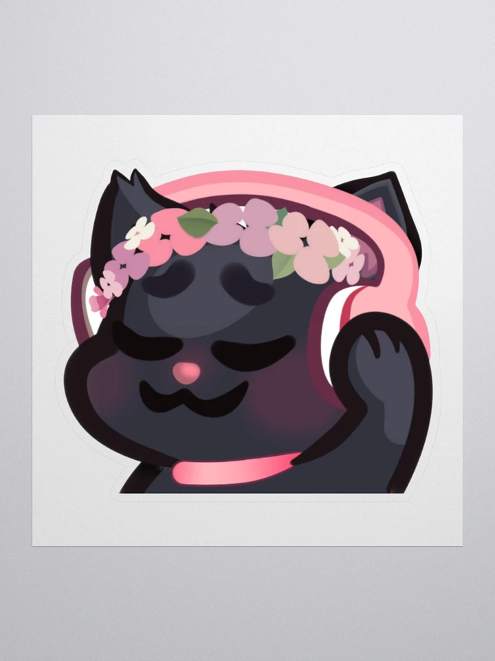 Flower Cat Jam Sticker product image (1)