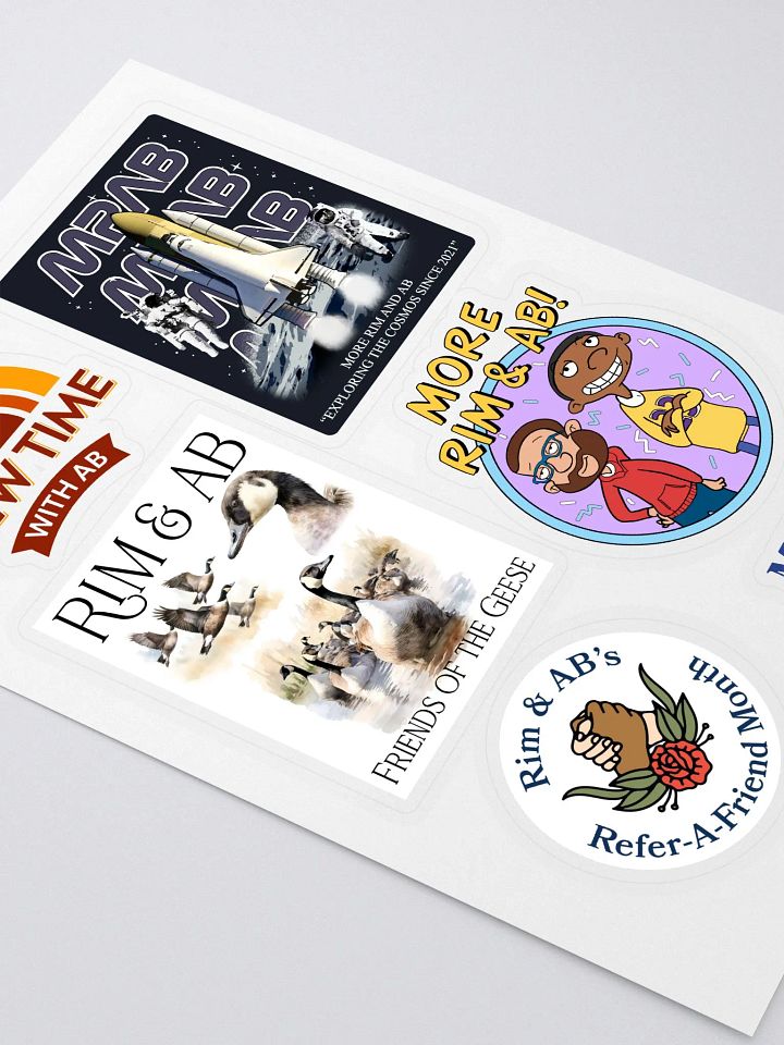 More Rim and AB! Sticker Sheet product image (2)