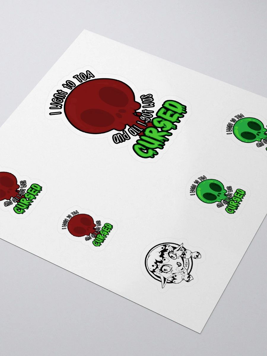All I Got Was Cursed - Death Knight - Sticker Sheet product image (8)