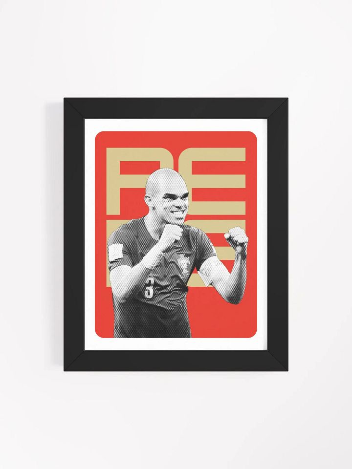 Pepe BW Portugal Name Art Framed Print product image (1)